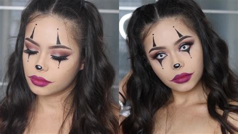 halloween make-up clown|easy clown halloween makeup tutorial.